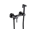 Смеситель ESKO SMH02 BLACK (SMH02B) однозахватный, с гигиеническим душем, цвет: черный матовый