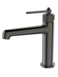 Смеситель для умывальника ESKO Bangkok Gun metal BG26GM однозахватный, низкий излив, темно-серый