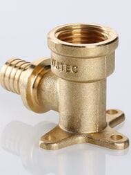 Водорозетка VALTEC аксиальная, 20х1/2"В, латунь, VTm.454.BG.002004