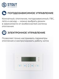 Электрический настенный котел STOUT 14кВт  SEB-2101-000014
