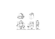 ����� � ��������� Vitra Root 450�280�550��, ���������, 1 ������, �����, ����: �����-����� ���  68060