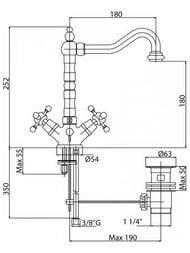 ��������� CEZARES FIRST LS2-02-Bi ��� ��������, � ������ ��������, ����� 180��, ������/����� �����