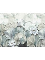 Панно Zambaiti Satin Flowers IV (3,0х5,1) винил на флизелине, серый, Z66873  (рул.)