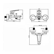 ��������� ��� �����/���� Jacob Delafon Elite E32909-CP �������������, �������� �����, ����