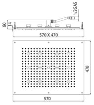 ������� ��� Bossini Dream 570�470 ����������, ������������ 12 �����������, ������ ������� H37455.073