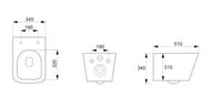 ������ ��������� Ceramicanova Metric 510�345�340 ������������, ������� ���������, ������ CN3007