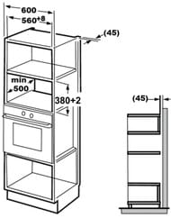 ������������� ���� Kuppersberg HMW 645 B (595�388�401) ����., 25 �, �����, ������ 6571
