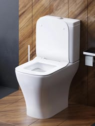 Унитаз-компакт Damixa Titan (360х605х815) безободковый, с сиденьем микролифт DX78C8600SC