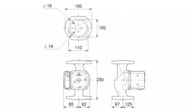 ����� �������������� GRUNDFOS UPS 40-50 FN 250, 105��. 95906422