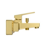 Настенный смеситель для ванны VitrA Minimax Square A4352025EXP однорычажный брашированное золото латунь