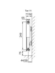 Радиатор стальной Lemax Premium Valve Compact тип 11 300х1400 нижнее подкл,  122098