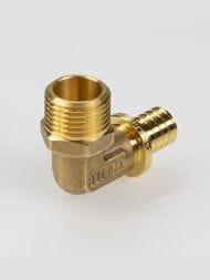 Уголок VALTEC аксиальный, 20х1/2"Н, латунь CW614N, VTm.453.G.002004