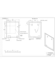 ������� Cersanit LED 080 design pro 700�850 ���������, ����, ��������������� KN-LU-LED080*70-p-Os
