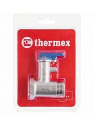 Клапан предохранительный Thermex 1/2", 6 бар, с ручкой ЭдЭБ00757