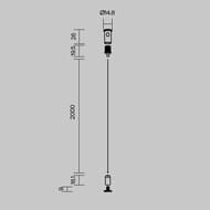 �������� ������ Maytoni Led Strip, ׸����, 2 �, ALM-P-B-2000, 642045