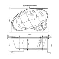 ������ ����������� Aquanet CAPRI 170 L 155531