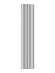 Радиатор стальной Empatiko Takt V LR2 двухтруб 352х1286х122 9 сек НЗ.подкл, 2363Вт, Cozy Grey