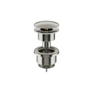 Донный клапан универсальный Ceramicanova 70003BNnc ненажимной, с металлической накладкой, брашированый никель