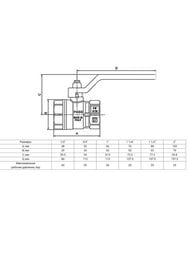 ���� ������� ITAP VIENNA 116 1.1/2" �� 25 PN �����, ����������� ������