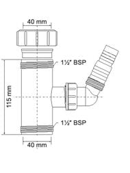 ����� McAlpine �������������� 40���1 1/2" � ������� ��� ���.�������,   40EWM