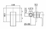 ��������� ��� ���� Paffoni Elle EL010CR/M ������������, � ���������� ������, �������������, ����