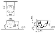 ������ ��������� Vitra Sento 365�540�340 ��� �������,�������������. ����.,����� ���. 7748B001-0101