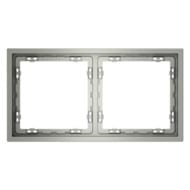 Рамка на 2 поста Voltum S70 VLS100205, серебро