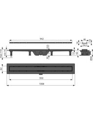 ������� ����� Alcaplast APZ19-950 L=950�� ������� ������������ �������