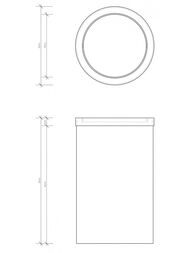 Ведро Decor Walther DW 124, 200х200х320 с крышкой, цвет: сталь полированная 0607970 — изображение 2