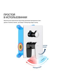 ��������� ��� �����/���� Aquatek ������ AQ1246CR ������������, 2 ������, �������������, ����: ����