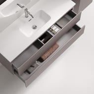 Тумба подвесная SANCOS Snob R 1195х390х500, 2 ящика, доводчики, Doha Soft,SNR120/39SM