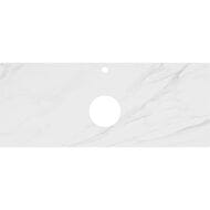 Столешница KERAMA MARAZZI PLAZA 1170х480х9 для тумбы, цвет белый мрамор PL1.SG507120R\120