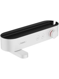 Смеситель Hansgrohe ShowerTablet Select 24340700 для ванны, термостат, настенный, матовый белый — миниатюра 1