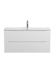 Тумба под раковину BelBagno MARINO 996x390x500 Bianco Opaco MARINO-CER-MINI-1000-2C-SO-BO-P — миниатюра 1