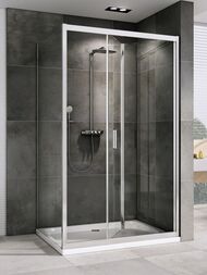 Душевой уголок ABBER Sonnenstrand AG07100-S100 (1000х1000х1950) стекло 6мм прозрачное/хром — изображение 4