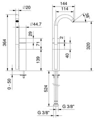 ��������� ��� �������� Fantini AA/27 �� 1 ���������, ������� �����, ���. �����. ����� 3393Y006WF