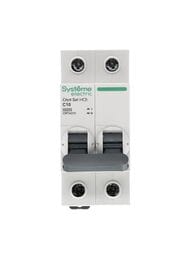 Выключатель Systeme Electric автоматический двухполюсный 10А С 4.5kA City9 Set C9F34210