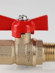 Кран шаровый VALTEC СТАНДАРТ 1/2"ВН бабочка (PN40) VT.123.GN.04 — изображение 7