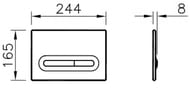 ������� ����� ������� VITRA Loop T �������, ���� ����� ������ 740-0700