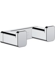 Крючок двойной Hansgrohe AddStoris 41755000 настенный, цвет: хром — миниатюра 1