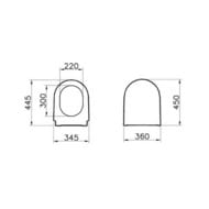 ������-������� ��� ������� Vitra Nest 89-003-009 ���������, Soft Close, ����: �����