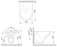 ������ ��������� AM.PM Gem (360�620�810) FlashClean � �������� ��������� C901700SC