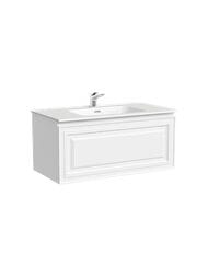 Тумба под раковину SANCOS Very (890х445х406) подвесная, один ящик, Bianco VR90W