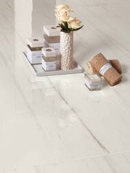 Керамогранитная плитка Atlas Concorde Marvel Bianco Dolomite Lapp (600х600) белая, AZRI (кв.м.)