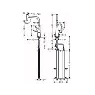 ��������� Hansgrohe Talis Select M51 ��� ����� 300 �������� �����, ����� 73853800