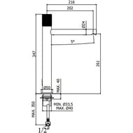 ��������� ��� �������� Paffoni Jo JO081CR �������������, ������� ����� 261��, ����: ����