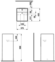 �������� Laufen KARTELL 811331 (375�435�900) � ���������� ��� ����., ������� ����, ���� ������ �����