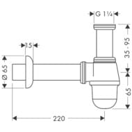 Hansgrohe ����� ��� ���� 55213000 ����������� ������, ����