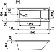 ����� LAUFEN PRO 2.3095.0.000.000.1 (1700�700�460) �������������
