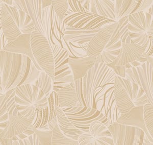 Обои флизелиновые Loymina Amazonia Ins5, 002/1 (1х10,05) тропики, бежевые (рул.)